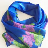 Custom Design Digital Printed Silk Scarves Lady 12mm Silk Long Scarf 165X56cm Sc001