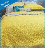 Sunshine Solid Polyester Ultrasonic Coverlet Set