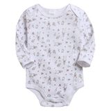 Allover Picture Print Baby Romper