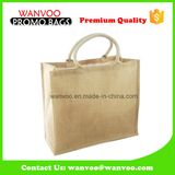 Jute Cloth Women's Beach Tote Garment Bag with Rope Handle