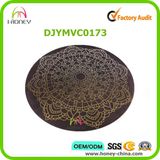 Round Shape Natural Rubber Decorative Ground Mat, Shower Mat