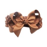 Hair Accessories Kids Knitted Hair Headband with Bow