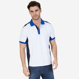 White Classic Fit Heritage Color Block Polo Shirt