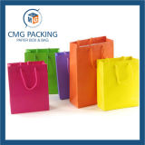 Folded Colorful Kraft Paper Bag for Garment (CMG-MAY-054)