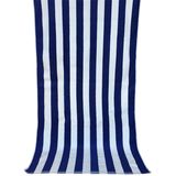 100% Cotton Blue Strip Yarn Dyed Jacquard Beach Bath Towel