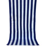 100% Cotton Blue Strip Yarn Dyed Jacquard Beach Bath Towel