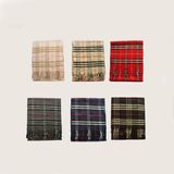 Men Woven Soft Check Scarf