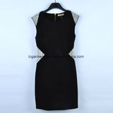 Black Dress Design Wholesale Clothing Women Dresses New Summer with Zipper