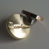 Customized Fashion Metal Button for Hanging Gold Color