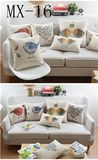 Cotton Pillow Thick Section Sofa Bed Waist Nordic Style Cushion