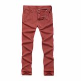 Men Cotton Fashion High Quality Casual Long Pants