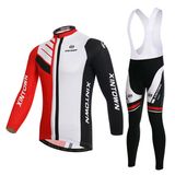 Men Sublimated Sleeves Cycling Top Jersey Jacket and Bib Pants