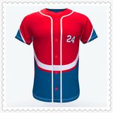 Sublimation Clothing Printing Baseball Jersey