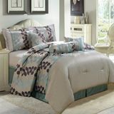 Beautiful Leaves Design Elegant Jacquard Bedding Set