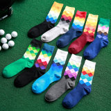 Colorful Diamond Socks Fashion Cotton Socks Sport Socks Latest Design