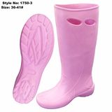 Flower Printing Anti-Slip Women EVA Garden Work Rain Boot