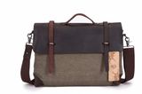 2018 New Fashion Men Canvas Messenger Bag