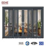 Balcony Aluminum Sliding Glass Door with Mosquito Net for Optional