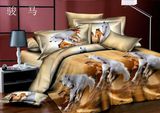 100% Polyester Cheap Price Fashion 3D Bedding Set