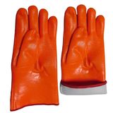 Gauntlet Hi-Viz Orange PVC Dipped Railway Safety Working Glove