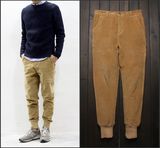 Men Corduroy Casual Stripes Warm Pants