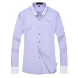 Cotton Latest Design White Business Long Sleeve Mens Dress Shirts