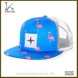 Custom Floral Sublimation Printing Polyester Foam Mesh Trucker Hat