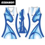 100% Top Polyester Custom Sublimation Netball Uniform (N002)