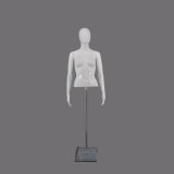 Glossy Shinning Female Half-Body Standing Shop Mannequin Model