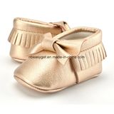 Baby Boys Girls Soft Soled Tassel Bowknots Crib Shoes PU Moccasins Esg10213