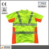 Heat Transfer Tape Safety Polo Shirt