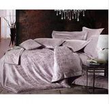 Luxury Polyester and Modal Jacquard Bed Sheet Set Hw-1308