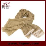 Multifunctional Tactical Scarf Scrim Scarf Airsoft Scarf Headwear Scarf Tan