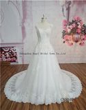 2016-2017 Ball Gown Patterns Long Train Wedding Dress