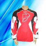 100% Polyester Man's Long Sleeve Motor Jersey