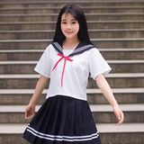 Japanese School Sailor Uniform Fashion Navy Sailor School Uniforms for Cosplay Girls Suit