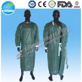 Heat-Sealing Stitiches Operation Gown, Surgical Gown