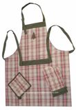 : 100% Cotton Yarn Dyed Kitchen Apron