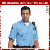 2017 Cheap Wholesale Men Light Blue White Custom Us Police Shirt (ELTHVJ-287)