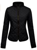 Womens Lightweight Quilted Zip Jacket