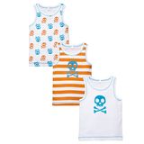 High Quality Pure Cotton Cute Boy Vest Clothes for Kids