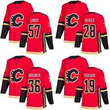 Calgary Flames Joel Lowry Emile Poirier Troy Brouwer Hockey Jerseys