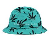 Teal/Black Screen Print Bucket Hat