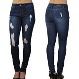 Ripped Jeans for Women Skinny High Waist Pantalones Pencil Jeans