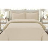 Reversible Solid Color Brushed 100% Polyester Microfiber Fabric Bed Sheets