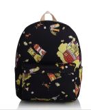 Floral Print Style Backpack, Featured Printing Series Backpack College Wind Leisure Bag