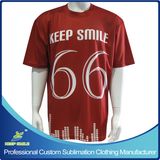 Custom Designed Full Sublimation Team Sports Short Sleeve T-Shirts