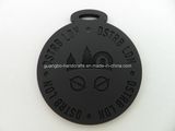 Hot Sale Fashion Black Soft PVC Patch