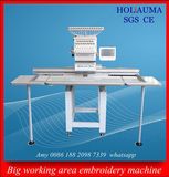 Industrial Tubular Computer Embroidery Machine / Single Head Big Size Flat Embroidery Machine