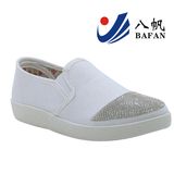 Fashion Slip on Shoes with Diamonds Toe Cap Bf161083